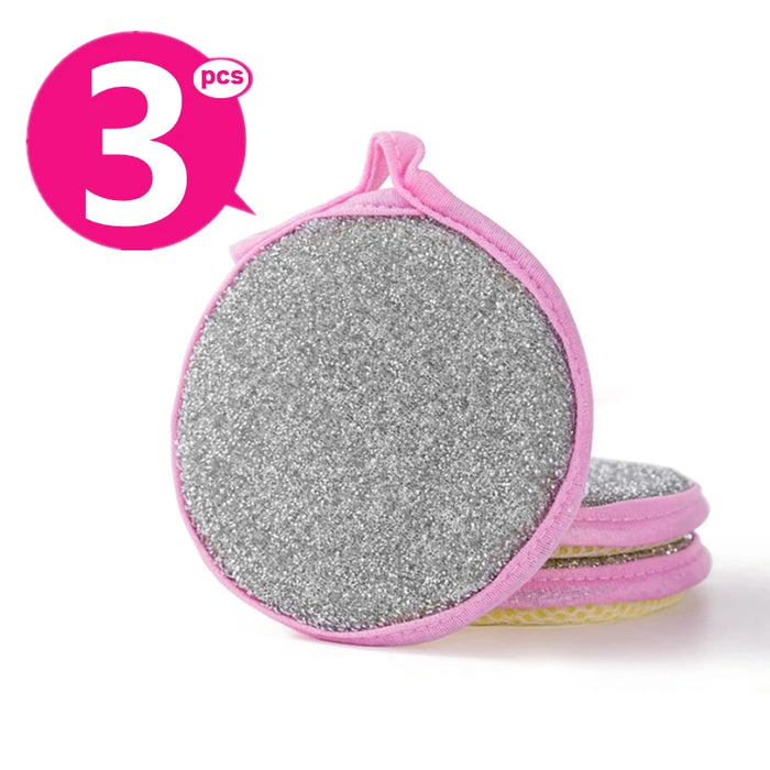 Double-Sided Dishwashing Sponges – Reusable Kitchen Scrub Pads 10PCS
