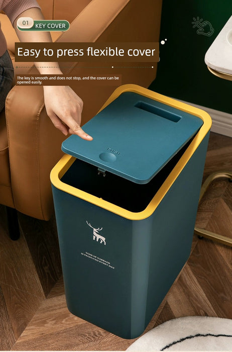Large Press Bedroom Thick Trash Can