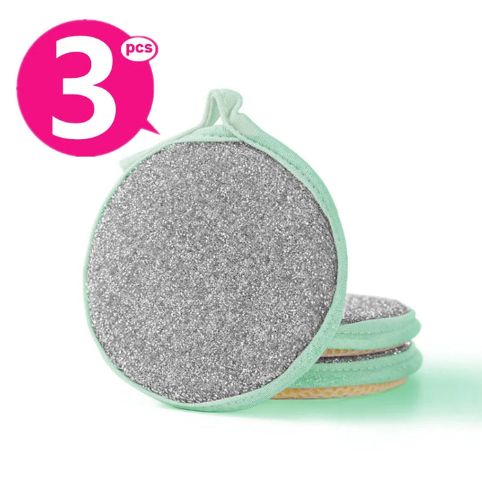 Double-Sided Dishwashing Sponges – Reusable Kitchen Scrub Pads 10PCS