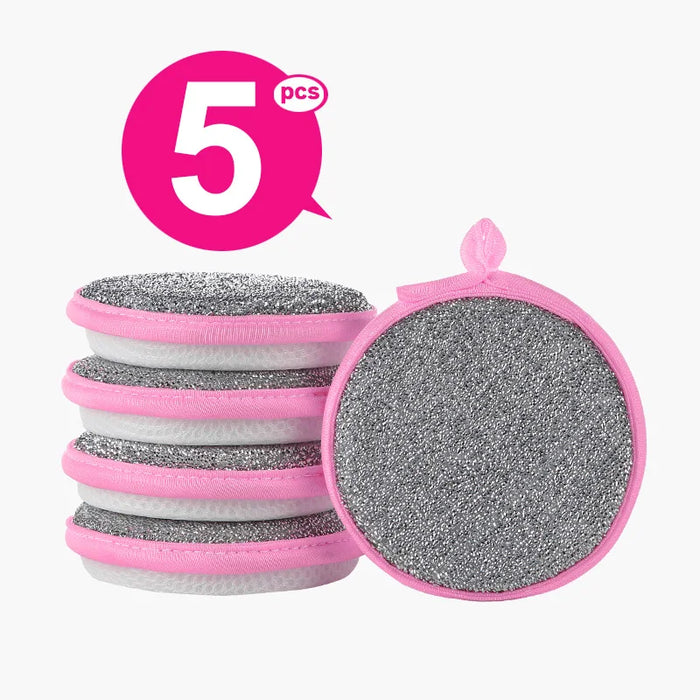 Double-Sided Dishwashing Sponges – Reusable Kitchen Scrub Pads 10PCS