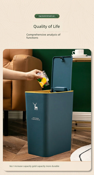 Large Press Bedroom Thick Trash Can