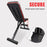 Black Adjustable Gym Bench