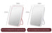 Portable LED Makeup Mirror with Light – Compact Desktop Mirror for Women