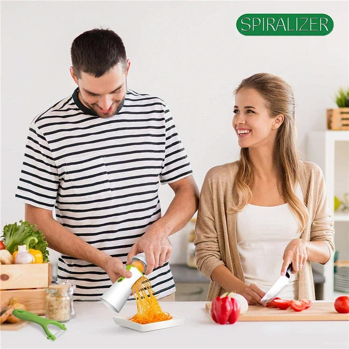 Heavy Duty Spiralizer Vegetable Slicer – Zucchini Pasta Noodle & Spaghetti Maker (KC0335)