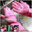 Dishwashing Gloves – Magic Silicone Reusable Scrubber Cleaning Gloves