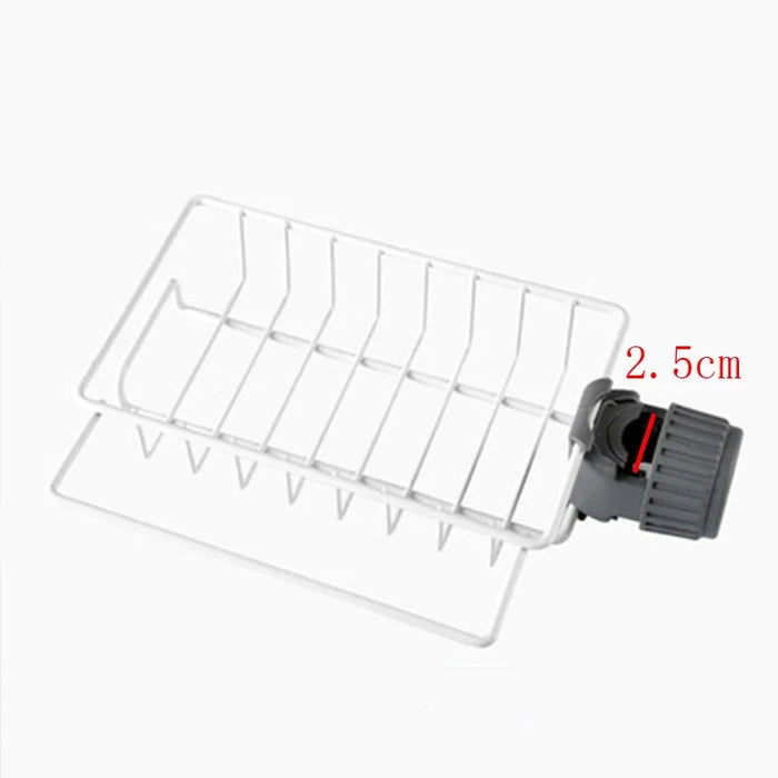 Stainless Steel Multi-Layer Faucet Storage Rack – Kitchen Sink