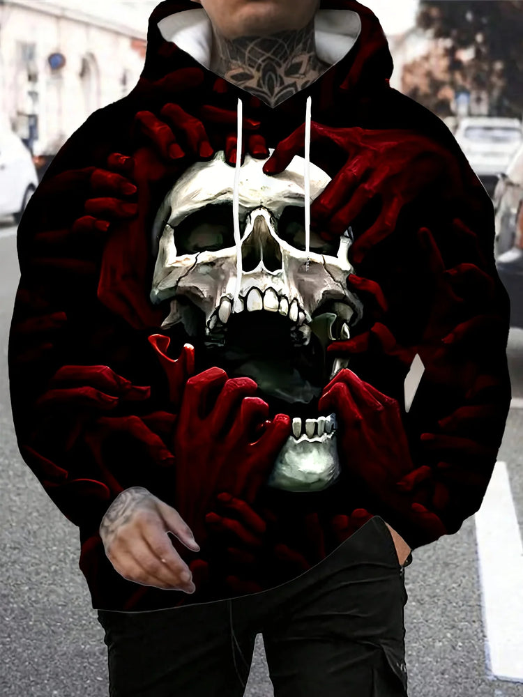 Men's Gothic Punk Hoodie