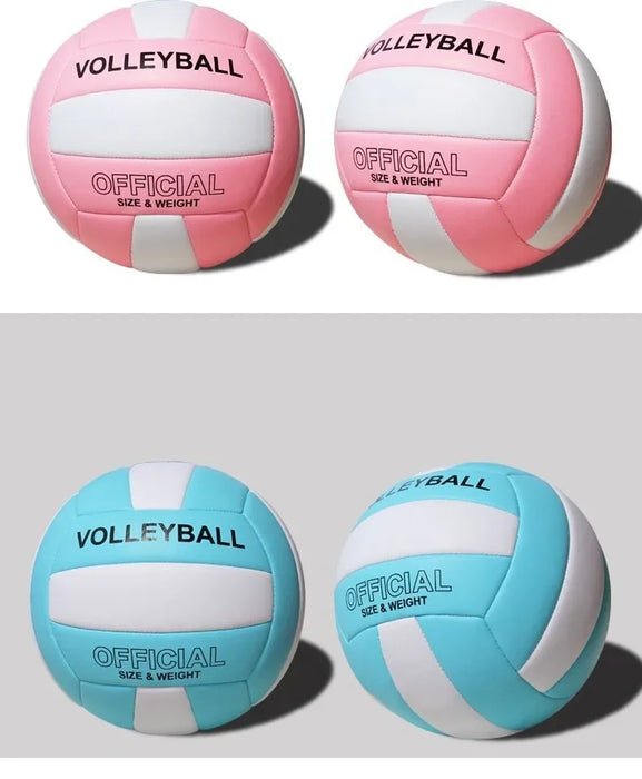 Size 5 PVC Volleyball – Wear-Resistant, High Bouncy, Game Ball