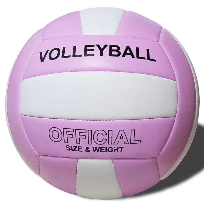 Size 5 PVC Volleyball – Wear-Resistant, High Bouncy, Game Ball