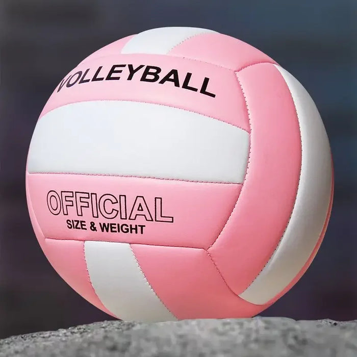 Size 5 PVC Volleyball – Wear-Resistant, High Bouncy, Game Ball
