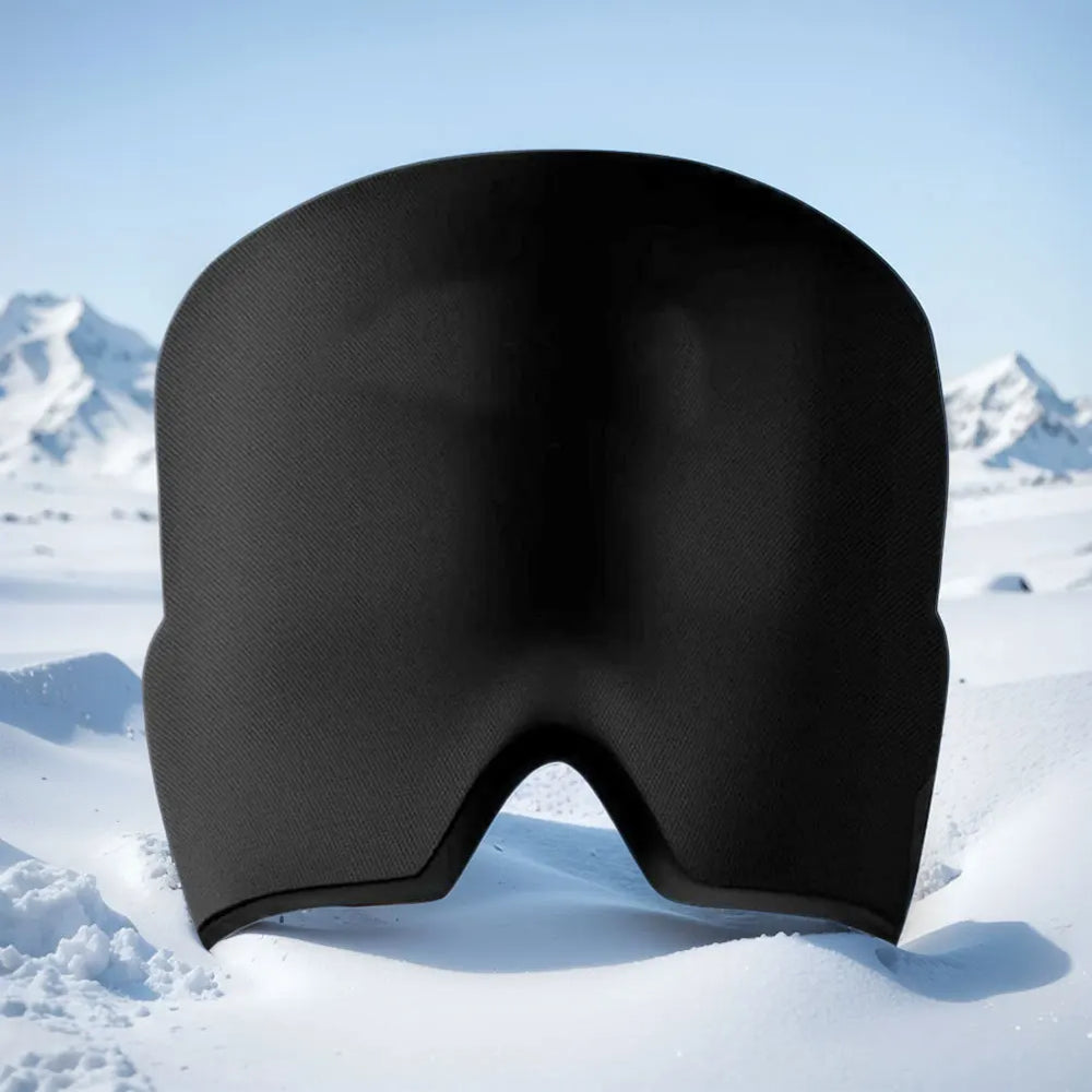 Gel Ice Headache Migraine Relief Hat – Cold Compress Therapy Cap, Eye Mask for Pain Relief