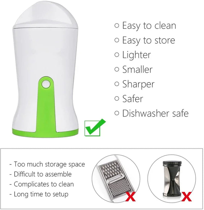 Heavy Duty Spiralizer Vegetable Slicer – Zucchini Pasta Noodle & Spaghetti Maker (KC0335)