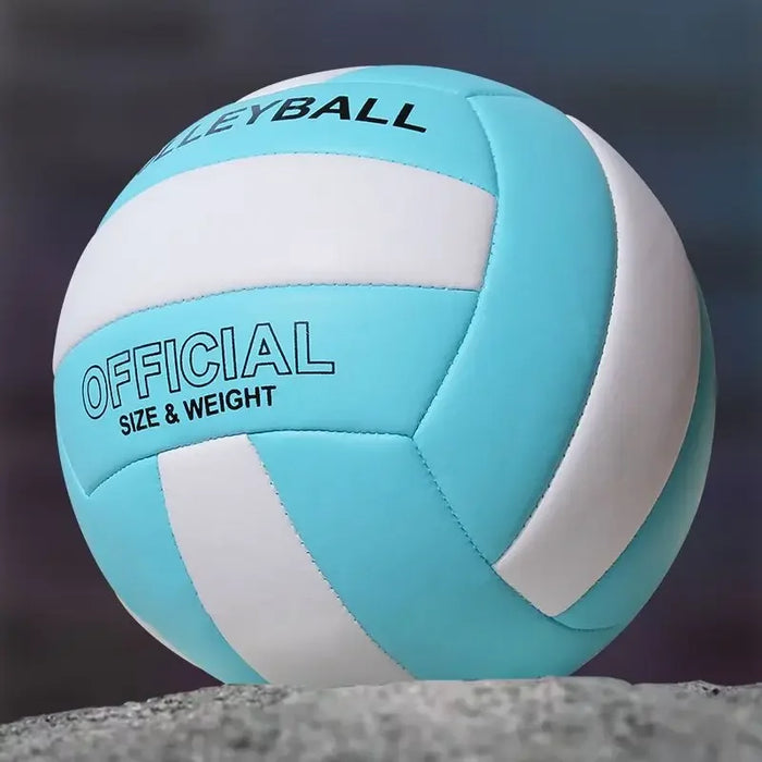 Size 5 PVC Volleyball – Wear-Resistant, High Bouncy, Game Ball
