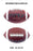 Standard American Football for Youth & Adult - Outdoor Sports Game Size 9, 6