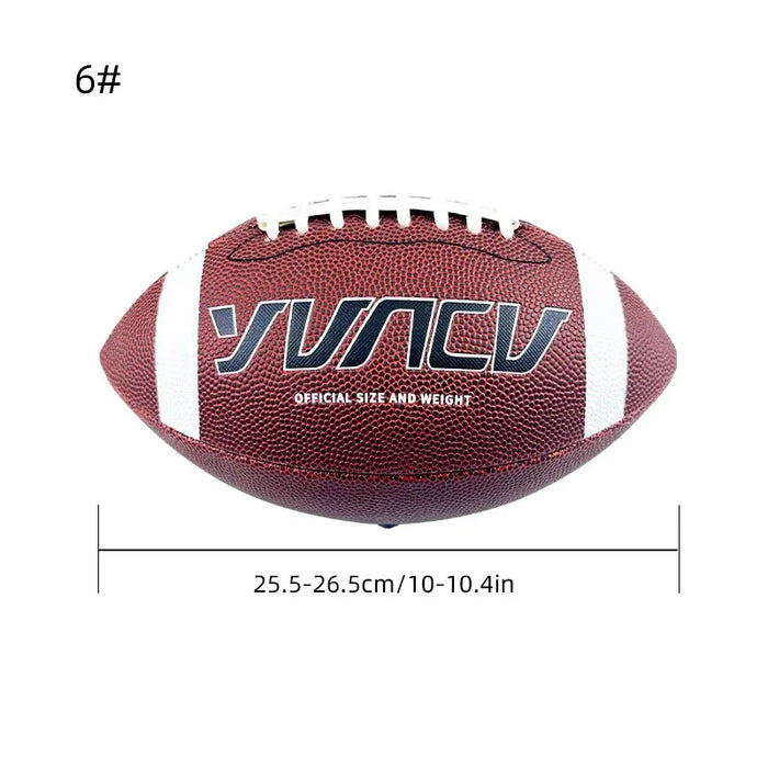 Standard American Football for Youth & Adult - Outdoor Sports Game Size 9, 6