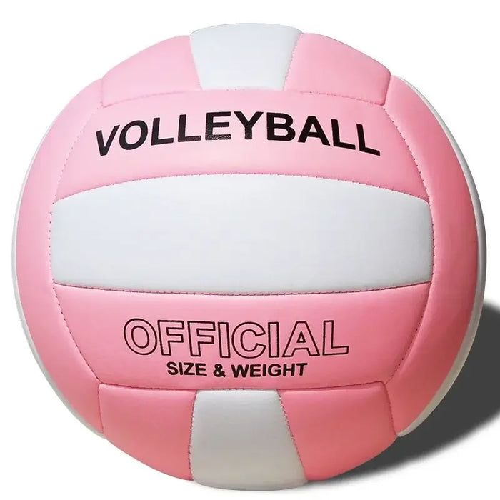 Size 5 PVC Volleyball – Wear-Resistant, High Bouncy, Game Ball