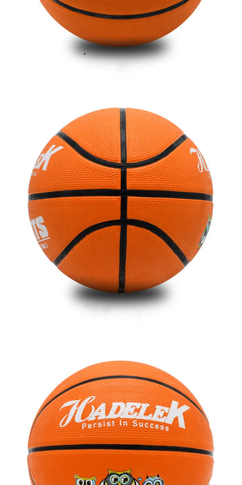 Size 7 Rubber Basketball – Wear-Resistant, High Elastic, Dribbling & Training Ball