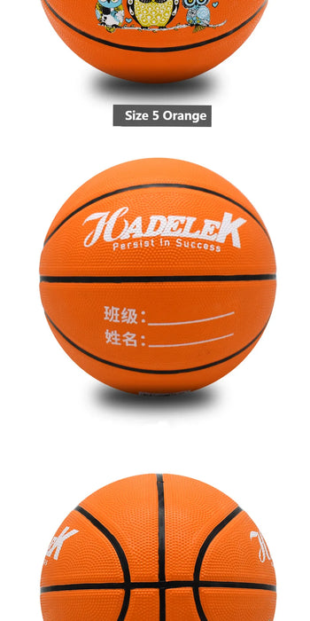 Size 7 Rubber Basketball – Wear-Resistant, High Elastic, Dribbling & Training Ball
