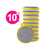 Double-Sided Dishwashing Sponges – Reusable Kitchen Scrub Pads 10PCS