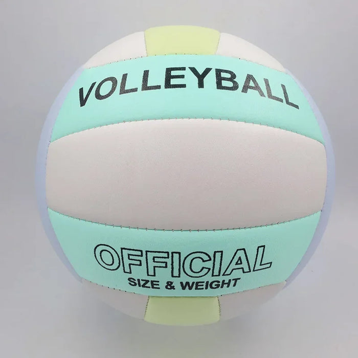 Size 5 PVC Volleyball – Wear-Resistant, High Bouncy, Game Ball