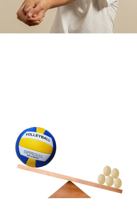 Size 5 PVC Volleyball – Wear-Resistant, High Bouncy, Game Ball