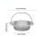 Stainless Steel Drain Hole Filter with Handle – For Bathtub, Shower, and Kitchen
