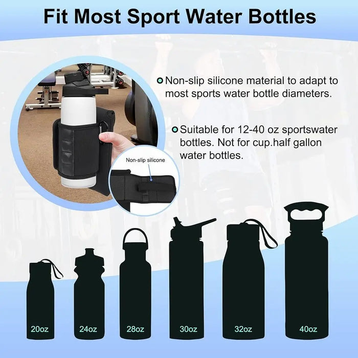 Magnetic Gym Water Bottle Bag