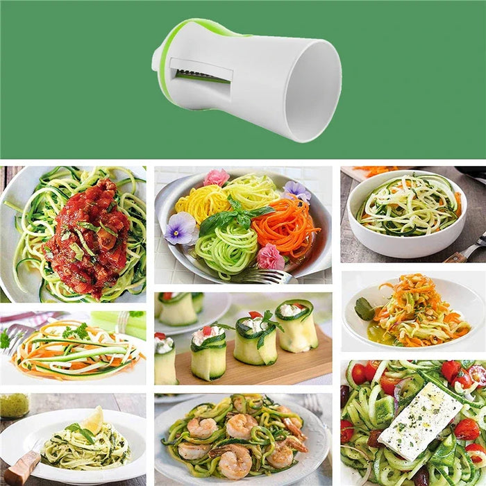 Heavy Duty Spiralizer Vegetable Slicer – Zucchini Pasta Noodle & Spaghetti Maker (KC0335)