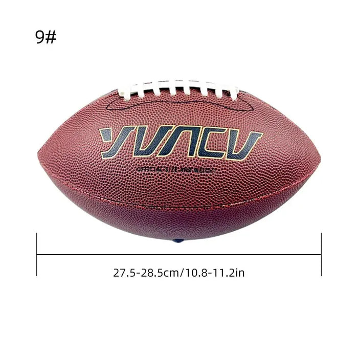 Standard American Football for Youth & Adult - Outdoor Sports Game Size 9, 6
